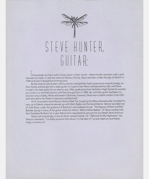Steve Hunter Bio