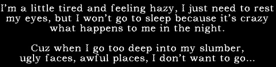 Welcome 2 My Nightmare Quote