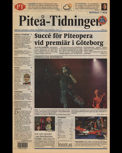 Piteå-Tidningen 2001